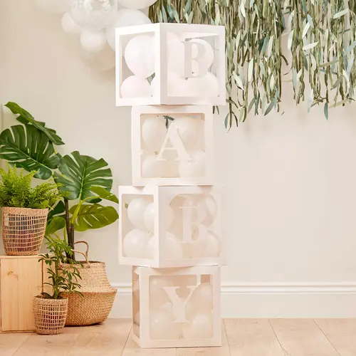 Botanical Baby Pop Up Balloon Blocks